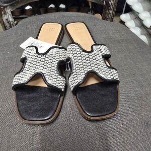 Women's Nina Sandals with Memory Foam Insole‎ A New Day™ Onyx Size 10